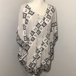 Billabong butterfly sleeve loose dress women’s L